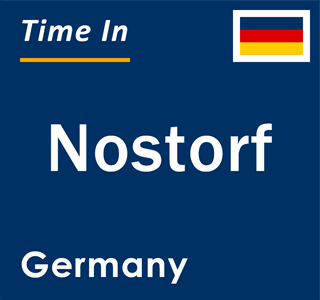 Current local time in Nostorf, Germany