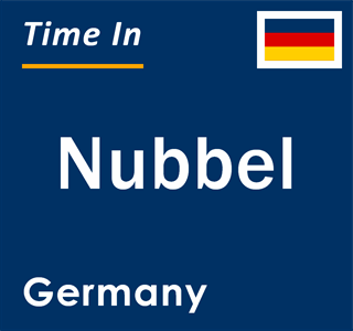 Current local time in Nubbel, Germany