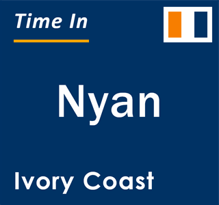 Current local time in Nyan, Ivory Coast