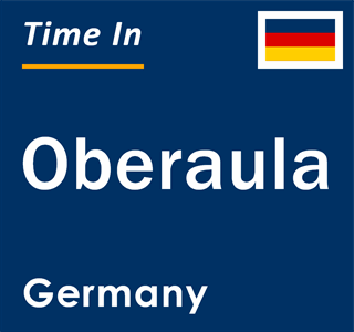 Current local time in Oberaula, Germany
