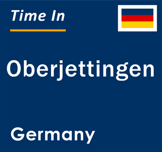 Current local time in Oberjettingen, Germany