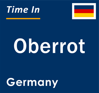 Current local time in Oberrot, Germany