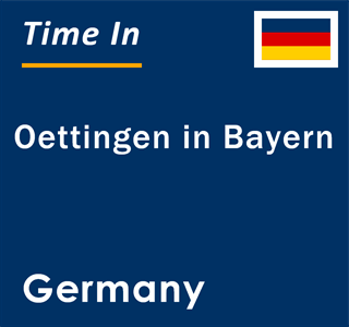 Current local time in Oettingen in Bayern, Germany