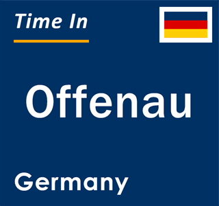 Current local time in Offenau, Germany