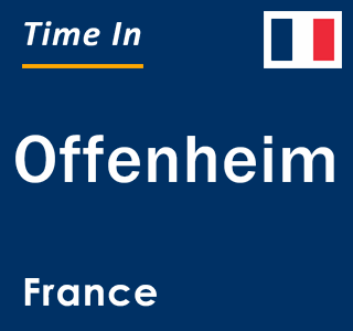 Current local time in Offenheim, France