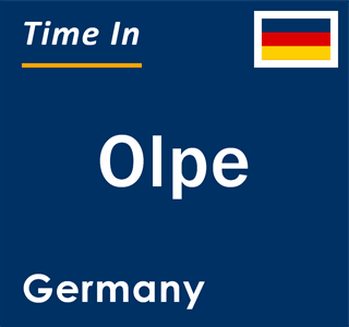 Current local time in Olpe, Germany