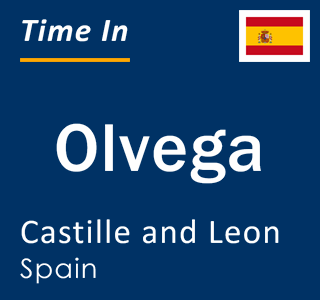 Current local time in Olvega, Castille and Leon, Spain