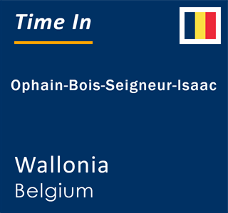 Current local time in Ophain-Bois-Seigneur-Isaac, Wallonia, Belgium