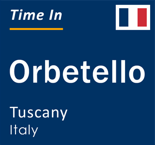 Current local time in Orbetello, Tuscany, Italy
