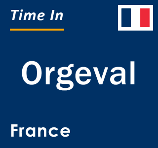 Current local time in Orgeval, France