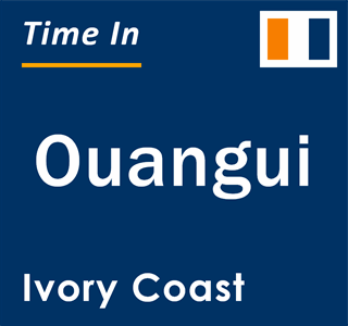 Current local time in Ouangui, Ivory Coast