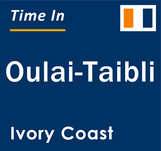 Current local time in Oulai-Taibli, Ivory Coast