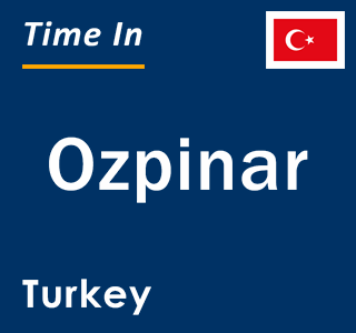 Current local time in Ozpinar, Turkey