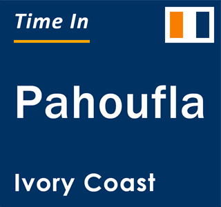 Current local time in Pahoufla, Ivory Coast