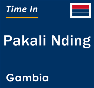 Current local time in Pakali Nding, Gambia