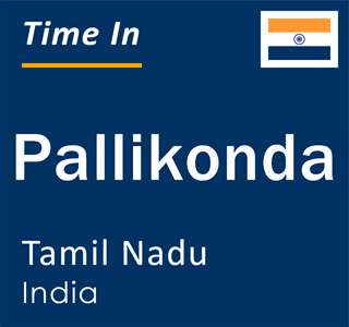 Current local time in Pallikonda, Tamil Nadu, India