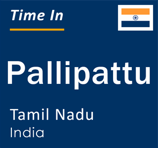 Current local time in Pallipattu, Tamil Nadu, India