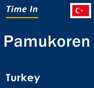 Current local time in Pamukoren, Turkey