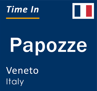 Current local time in Papozze, Veneto, Italy