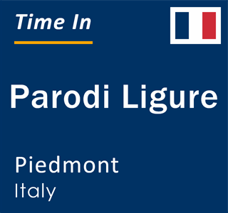 Current local time in Parodi Ligure, Piedmont, Italy