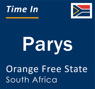 Current local time in Parys, Orange Free State, South Africa