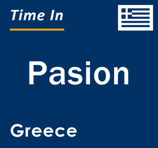 Current local time in Pasion, Greece