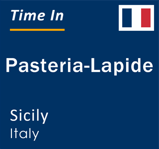 Current local time in Pasteria-Lapide, Sicily, Italy