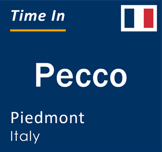 Current local time in Pecco, Piedmont, Italy