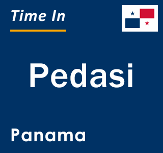 Current local time in Pedasi, Panama