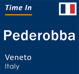 Current local time in Pederobba, Veneto, Italy