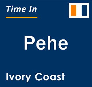 Current local time in Pehe, Ivory Coast