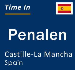 Current local time in Penalen, Castille-La Mancha, Spain