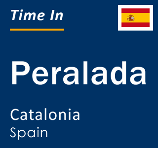 Current local time in Peralada, Catalonia, Spain