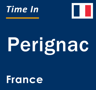Current local time in Perignac, France