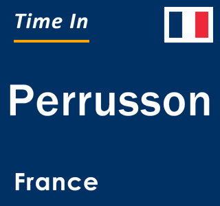 Current local time in Perrusson, France