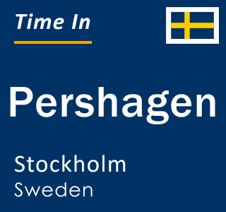 Current local time in Pershagen, Stockholm, Sweden