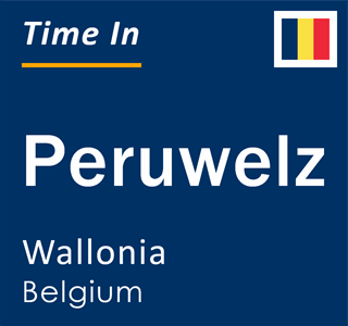Current local time in Peruwelz, Wallonia, Belgium