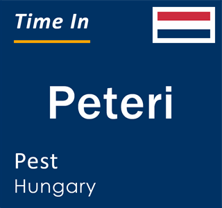 Current local time in Peteri, Pest, Hungary