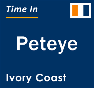 Current local time in Peteye, Ivory Coast