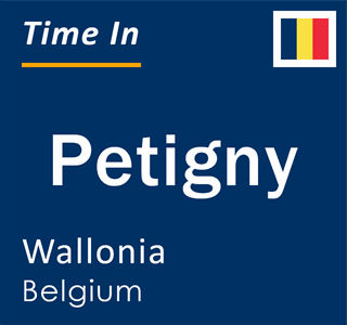 Current local time in Petigny, Wallonia, Belgium