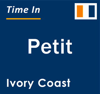 Current local time in Petit, Ivory Coast