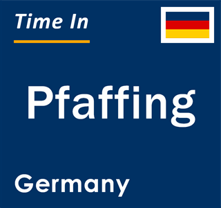 Current local time in Pfaffing, Germany