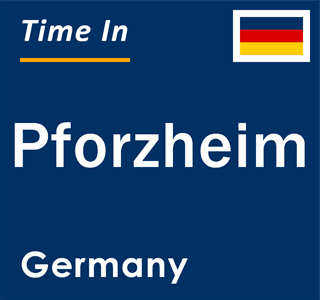 Current local time in Pforzheim, Germany