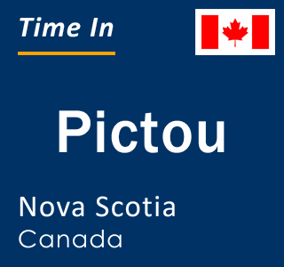 Current local time in Pictou, Nova Scotia, Canada