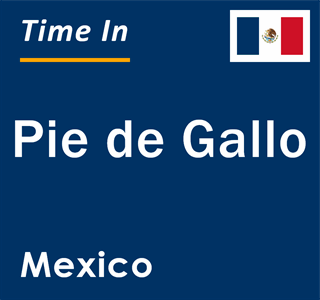 Current local time in Pie de Gallo, Mexico