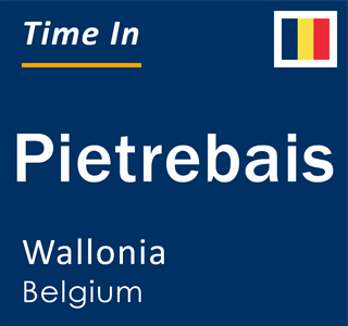Current local time in Pietrebais, Wallonia, Belgium