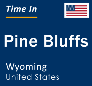 Current local time in Pine Bluffs, Wyoming, United States
