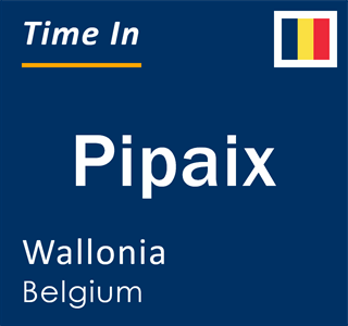 Current local time in Pipaix, Wallonia, Belgium