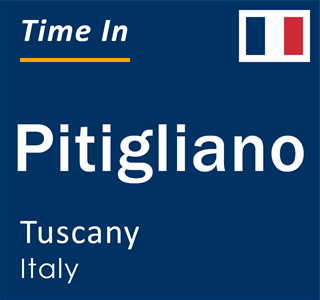 Current local time in Pitigliano, Tuscany, Italy