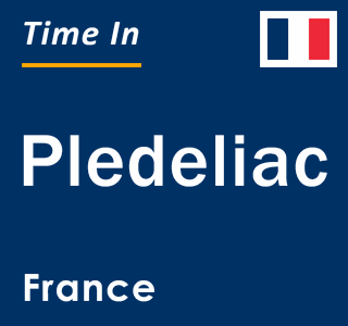 Current local time in Pledeliac, France